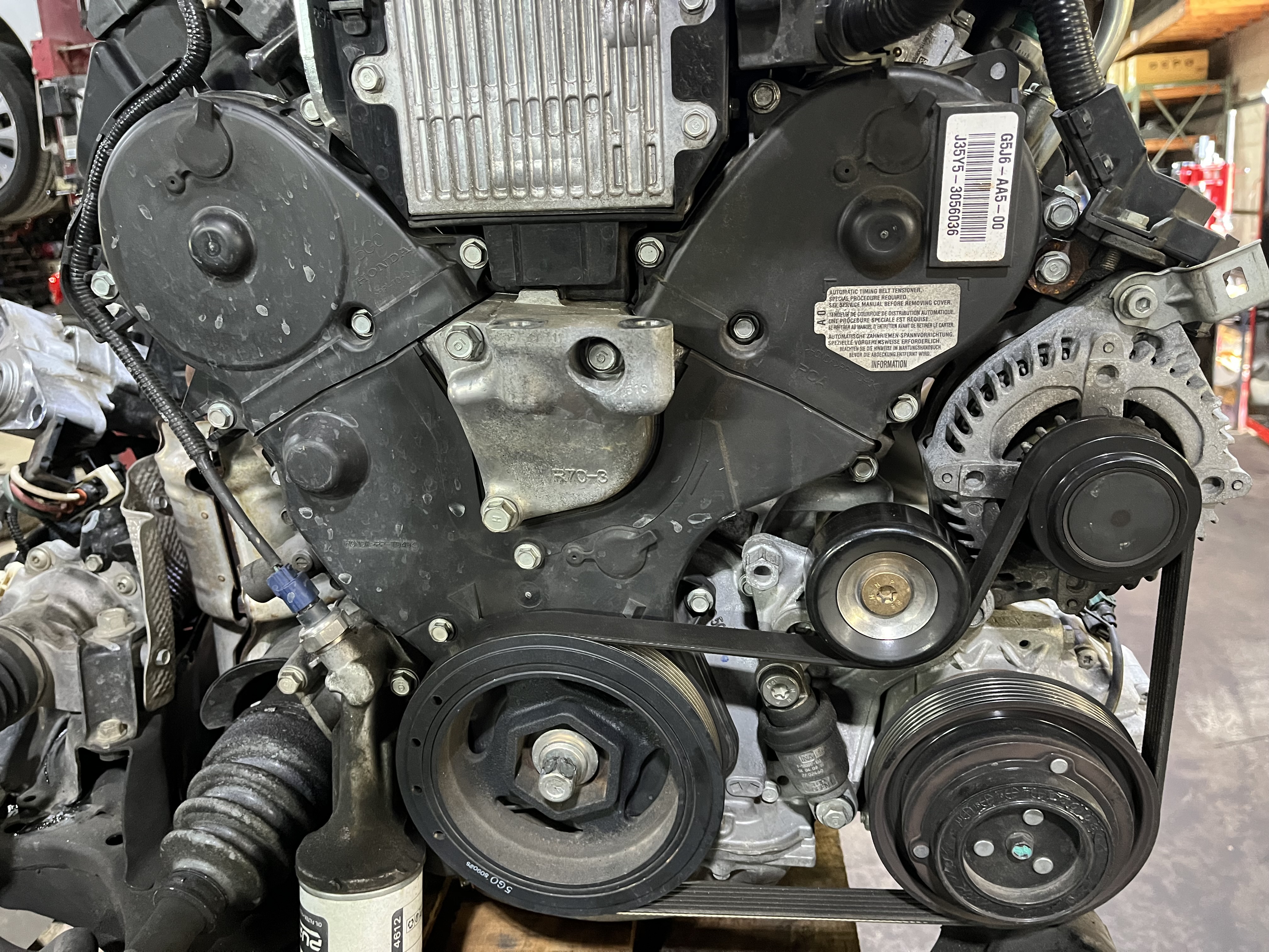 When should you replace the timing belt and water pump? 